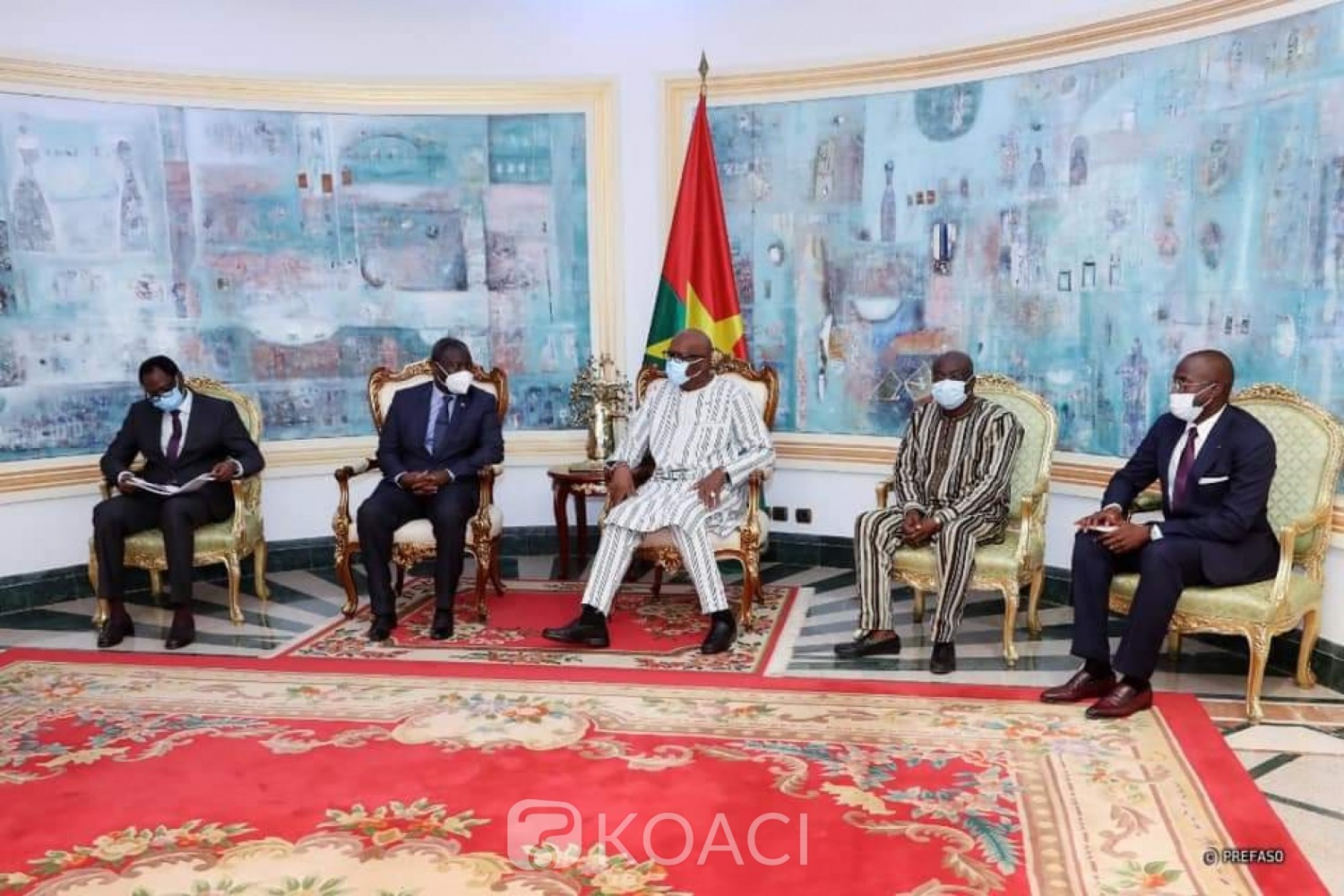 Burkina Faso : UEMOA, le président de la commission reçoit les orientations et conseils du président Kaboré