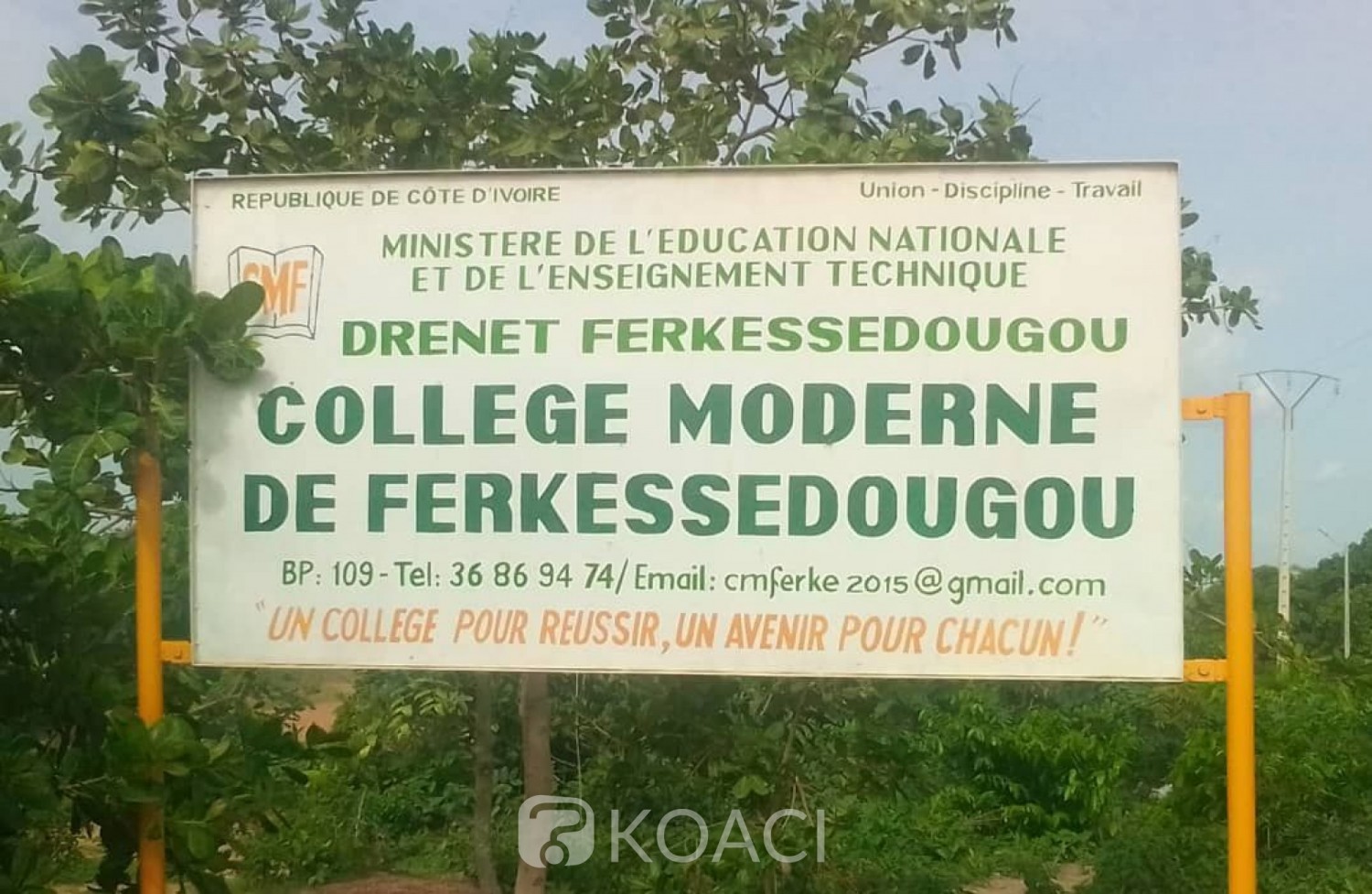 Côte d'Ivoire : Ferké, habitant illégalement au Collège, un homme menace de faire disparaitre l'établissement s'il est contraint de partir