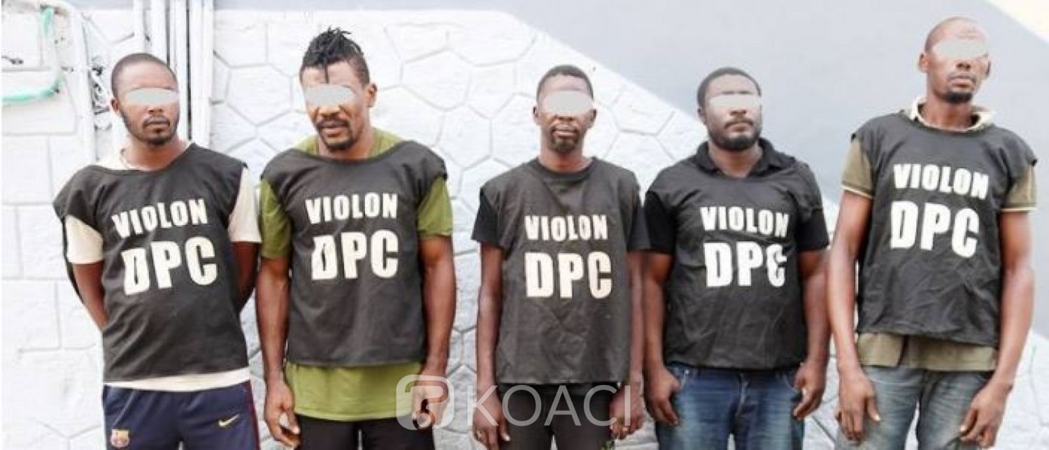 Côte d'Ivoire : Un redoutable gang spécialisé dans le vol à la roulotte composé de quatre camerounais et un ivoirien démantelé
