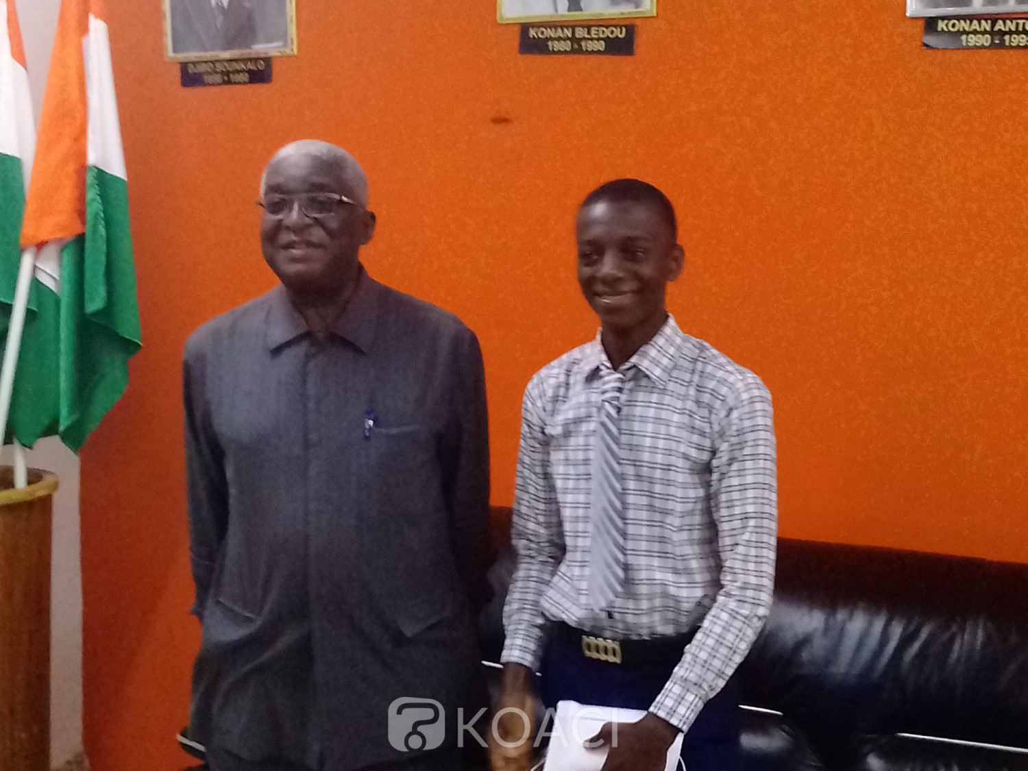 Côte d'Ivoire : De l'INP-HB à l'institut polytechnique de Paris, un étudiant natif de Bouaké célébré par le maire Djibo et son cabinet