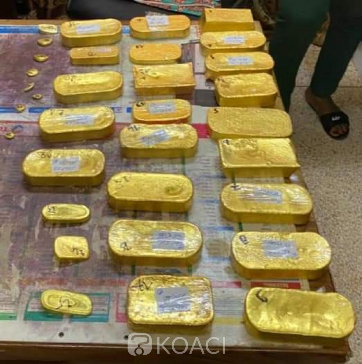 Burkina Faso : Plus de 7kg d'or d'une valeur de 231 millions de francs CFA, saisis