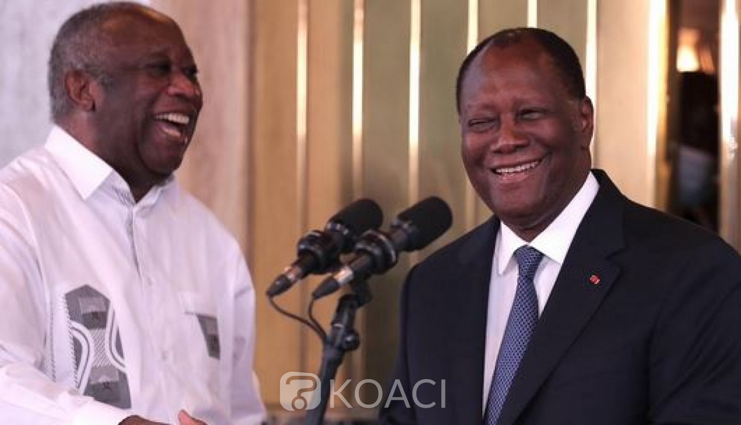 Côte d'Ivoire :    Ouattara aux côtés de Gbagbo veut ranger les vieux démons et avancer