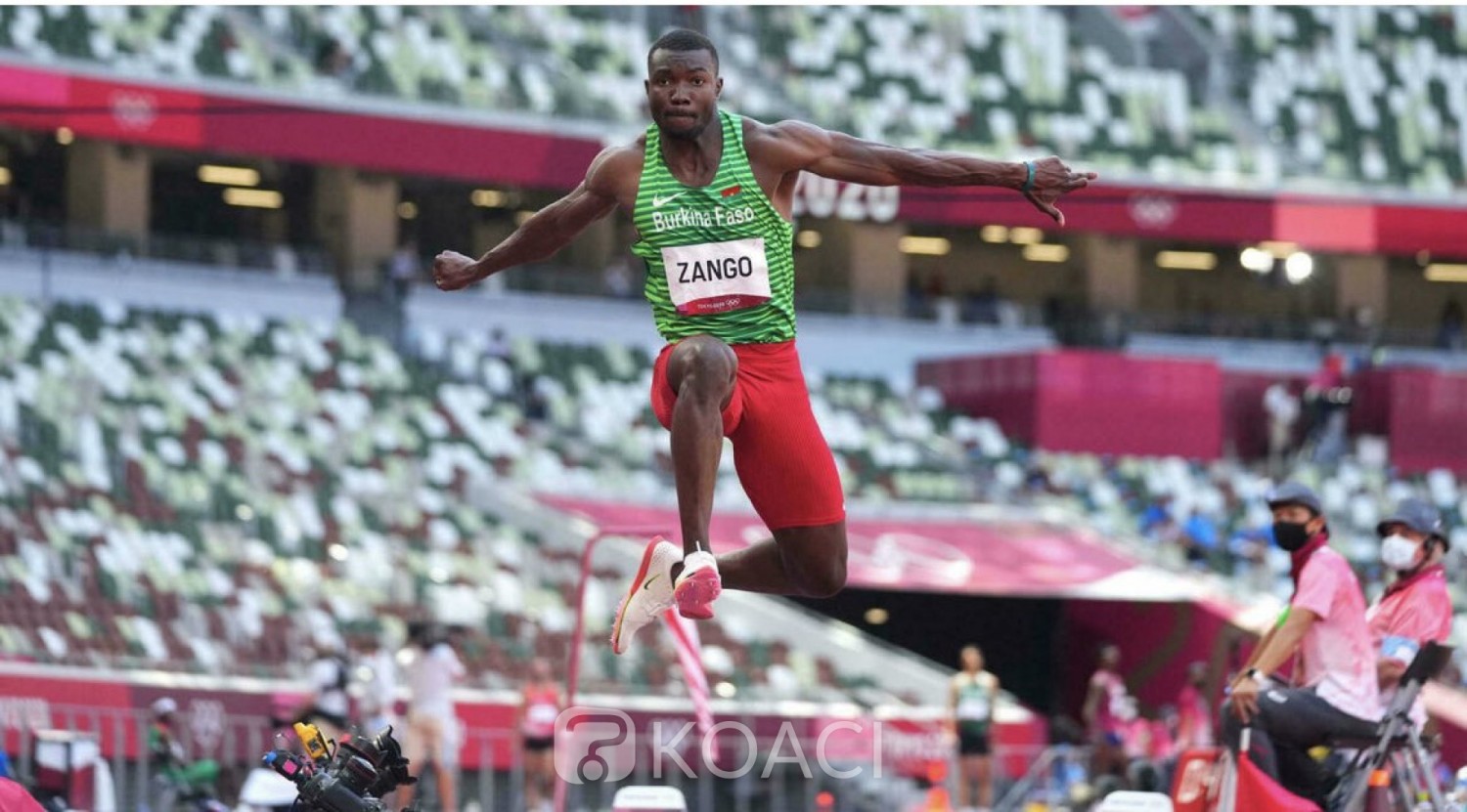 Burkina Faso : Tokyo 2020, médaille de bronze olympique pour Fabrice Zango au triple saut