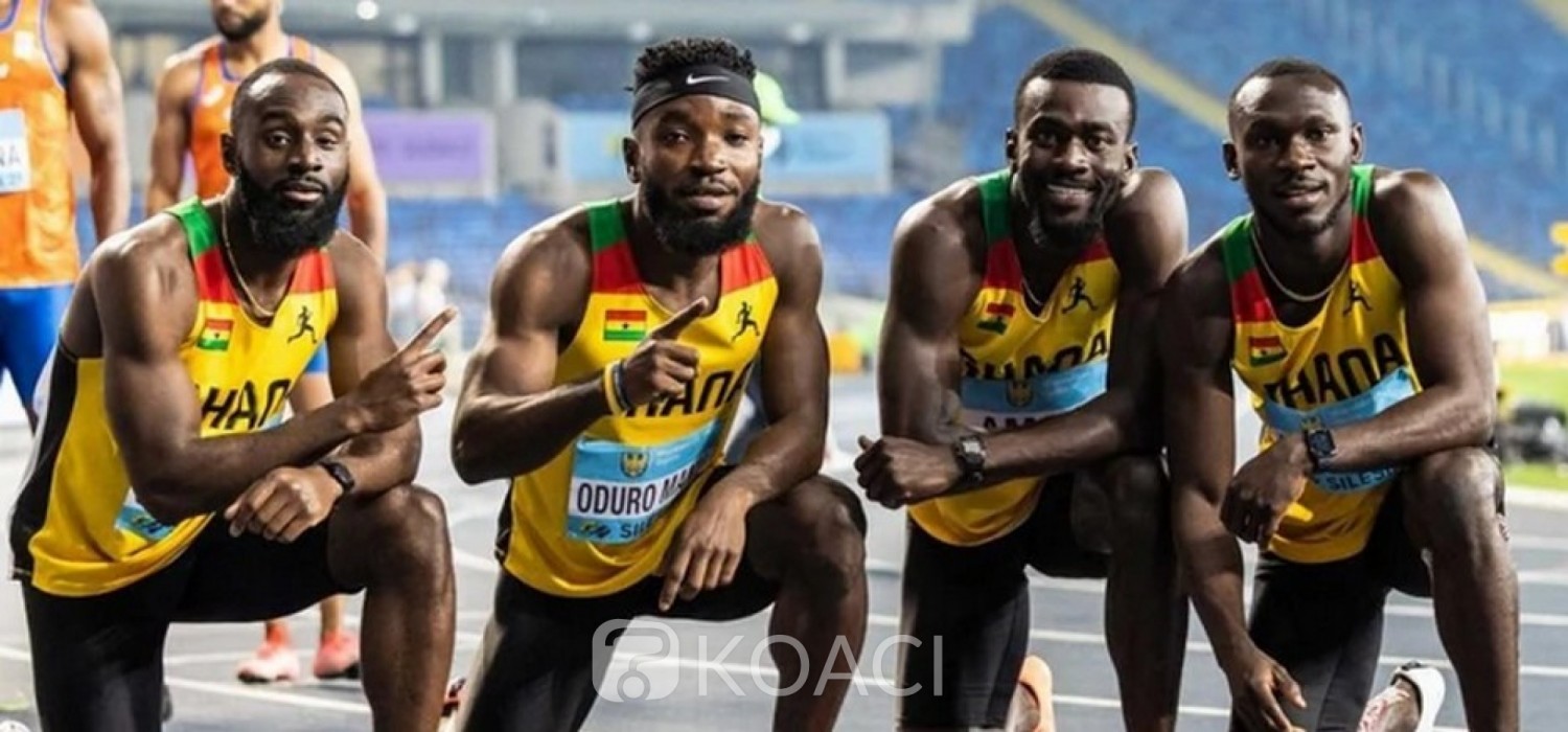 Ghana :  JO Tokyo, l'équipe de relais 4x100 m disqualifiée en finale
