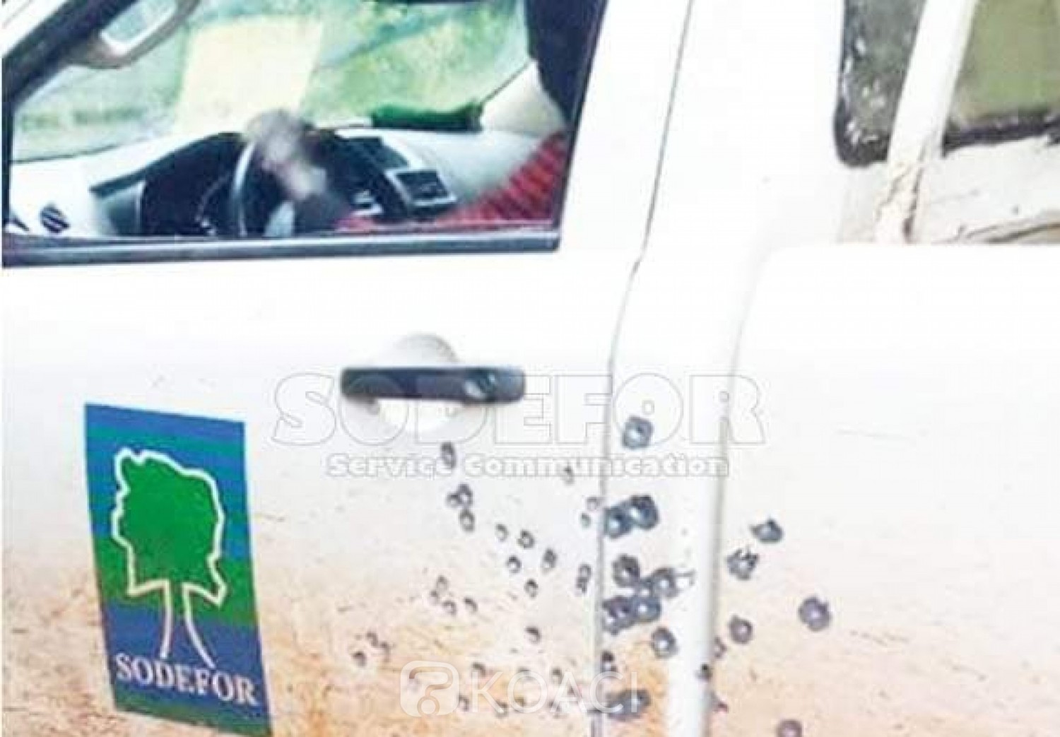 Côte d'Ivoire : Abengourou, un véhicule de la Sodefor criblé de balles par des tireurs en embuscade