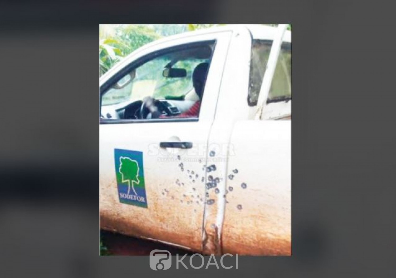 Côte d'Ivoire : Affaire d'un véhicule de la Sodefor criblé de balles, le Directeur du Centre de Gestion  régional porte plainte auprès du Procureur d'Abengourou