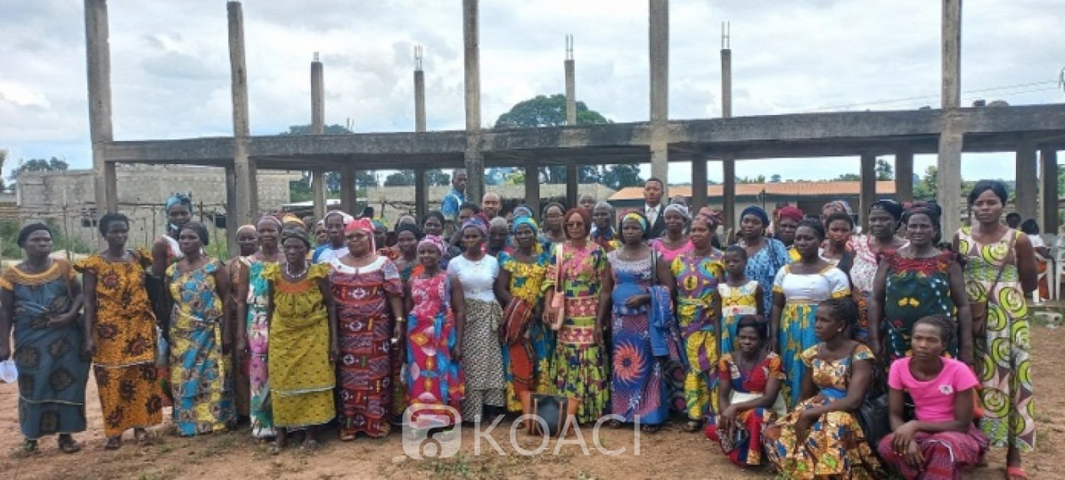 Côte d'Ivoire : Dans une sous-préfecture de Gbêkê, un marché de gros mis en place par des femmes productrices de vivriers