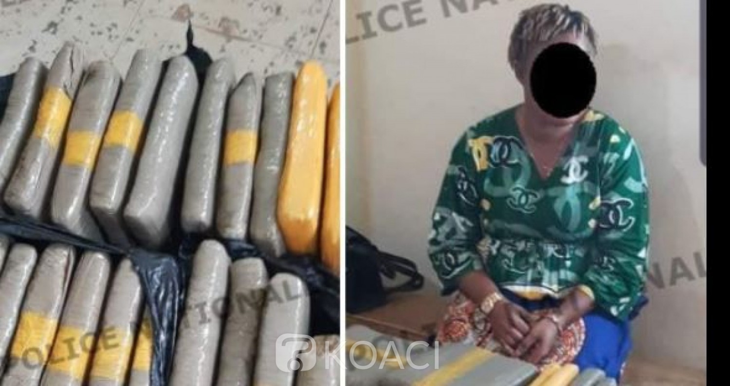 Côte d'Ivoire : Une dame interpellée avec 20 kg de cannabis en partance pour Duékoué