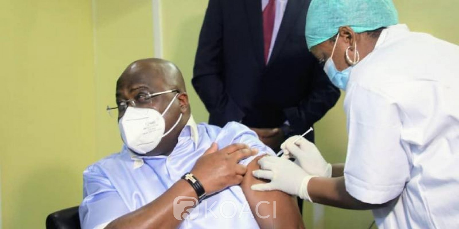 RDC : Méfiant, le Président Tshisekedi se fait vacciner finalement contre le Covid-19