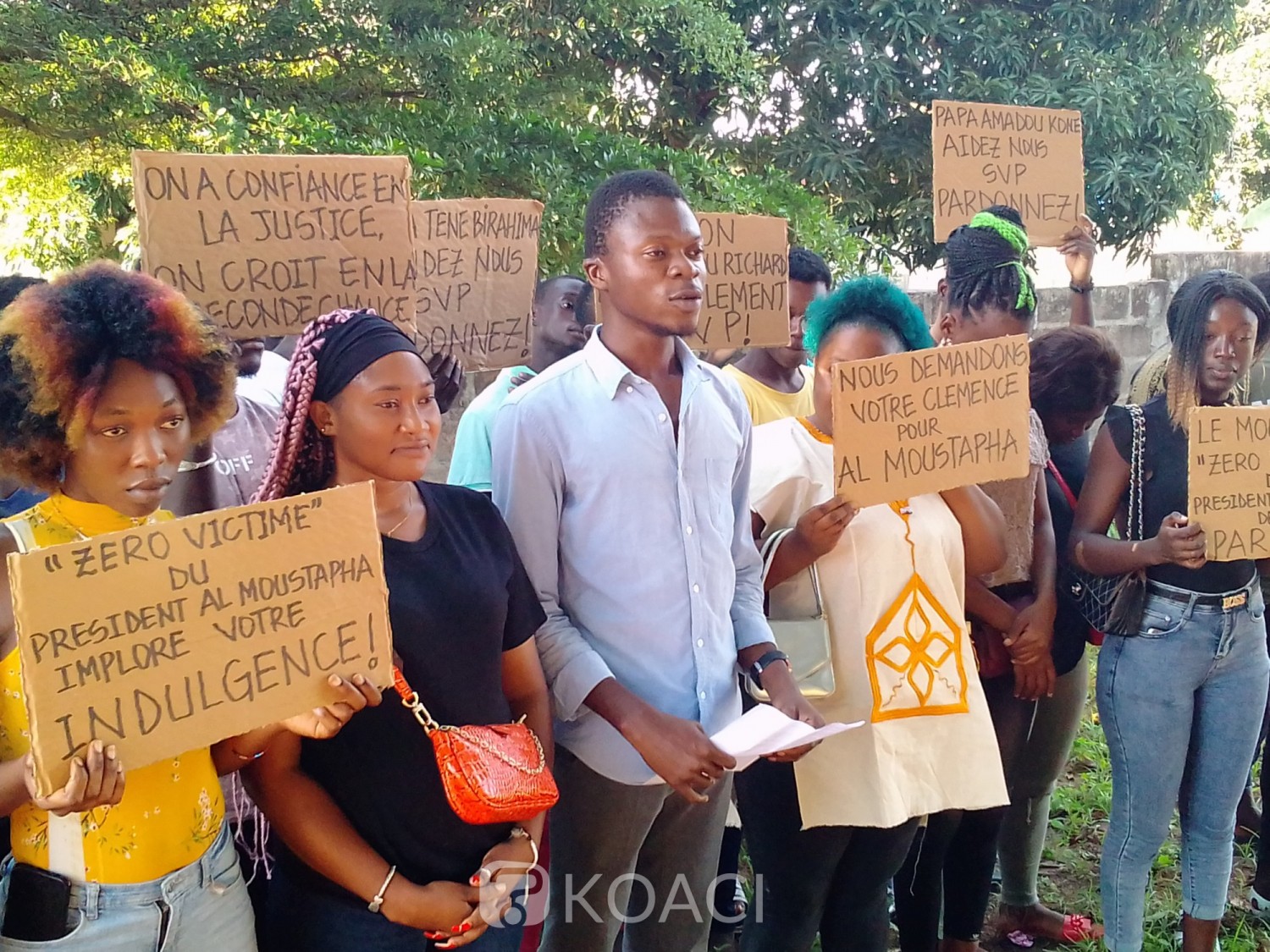 Côte d'Ivoire : Depuis Bouaké, des jeunes du Mouvement Zéro victime, implorent le président Ouattara pour la remise en liberté de Al Moustapha