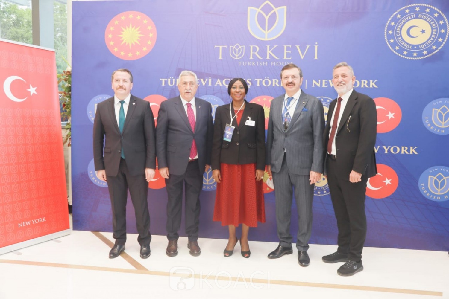 Côte d'Ivoire : 76ᵉ  session des Assemblées générales des Nations unies, Kandia Camara invitée spéciale de Erdogan à l'inauguration du building de la délégation permanente de la Turquie