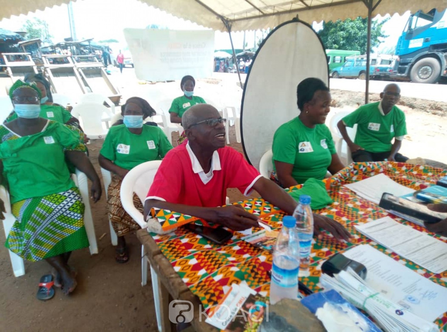 Côte d'Ivoire :    Sensibilisation à la CMU, plusieurs acteurs du marché de Songon-Agban enrôlés grâce au CITEF