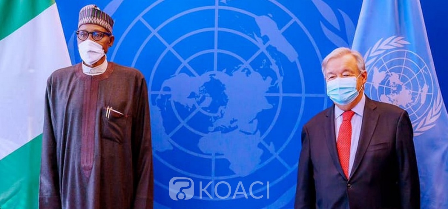 Nigeria-ONU :  Guterres à Buhari « usez de votre leadership pour stabiliser l'Afrique de l'Ouest »