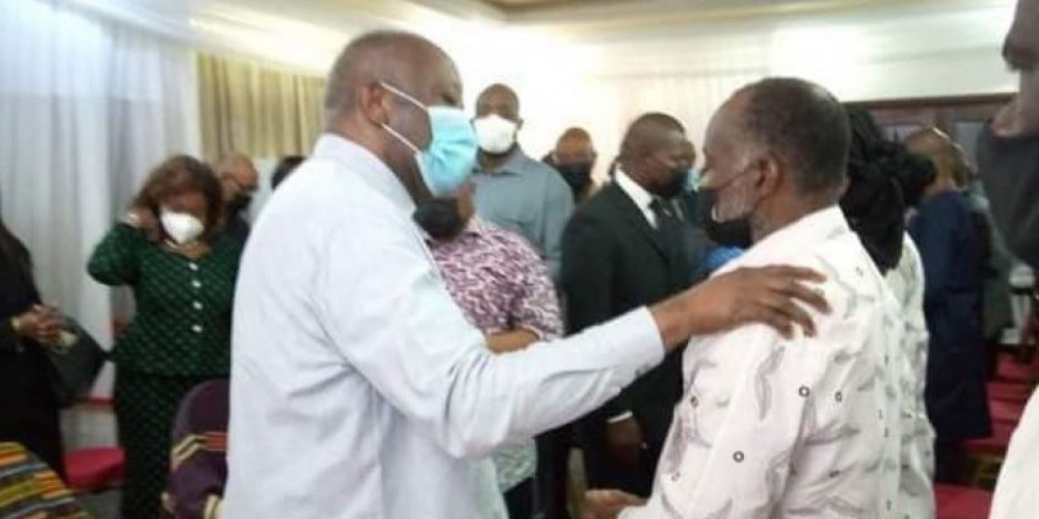 Côte d'Ivoire : De retour à Abidjan, Gbagbo se rend au chevet d'Hubert Oulaye en deuil