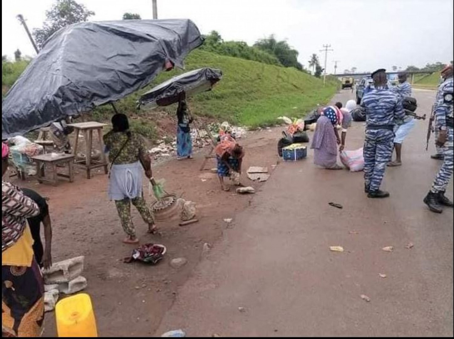 Côte d'Ivoire : Sûreté du trafic sur l'Autoroute du Nord, une opération de sécurisation et de déguerpissement en cours