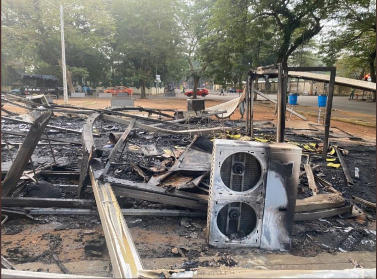Côte d'Ivoire : Le Centre Communal de dépistage de Covid-19 au Plateau ex-Sorbonne a pris feu dans la nuit