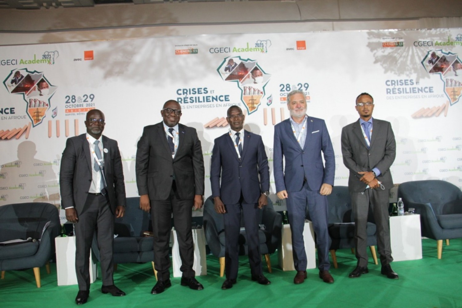 Côte d'Ivoire:    CGECI Academy 2021, gestion des crises sécuritaires et politiques par les entreprises, les recettes du ministre Vagondo et du patron d'entreprise, Eric Thiam