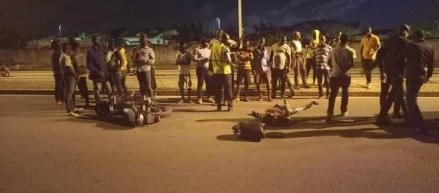 Côte d'Ivoire : Cocody, un voleur présumé de moto trouve la mort après son forfait