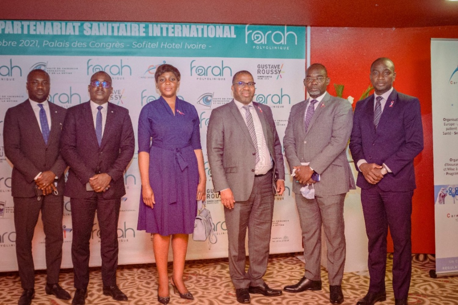 Côte d'Ivoire : BGFIBank CI, partenaire de la  cérémonie de signature de convention  entre Polyclinique FARAH et l'hôpital GUSTAVE ROUSSY