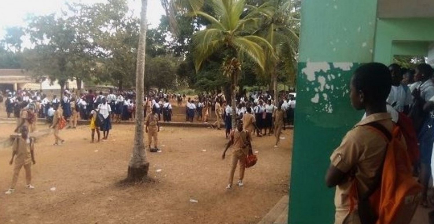 Côte d'Ivoire : Lakota, perturbation des cours au lycée Boga Doudou, des élèves se réclamant de la Fesci dénoncent les frais annexes