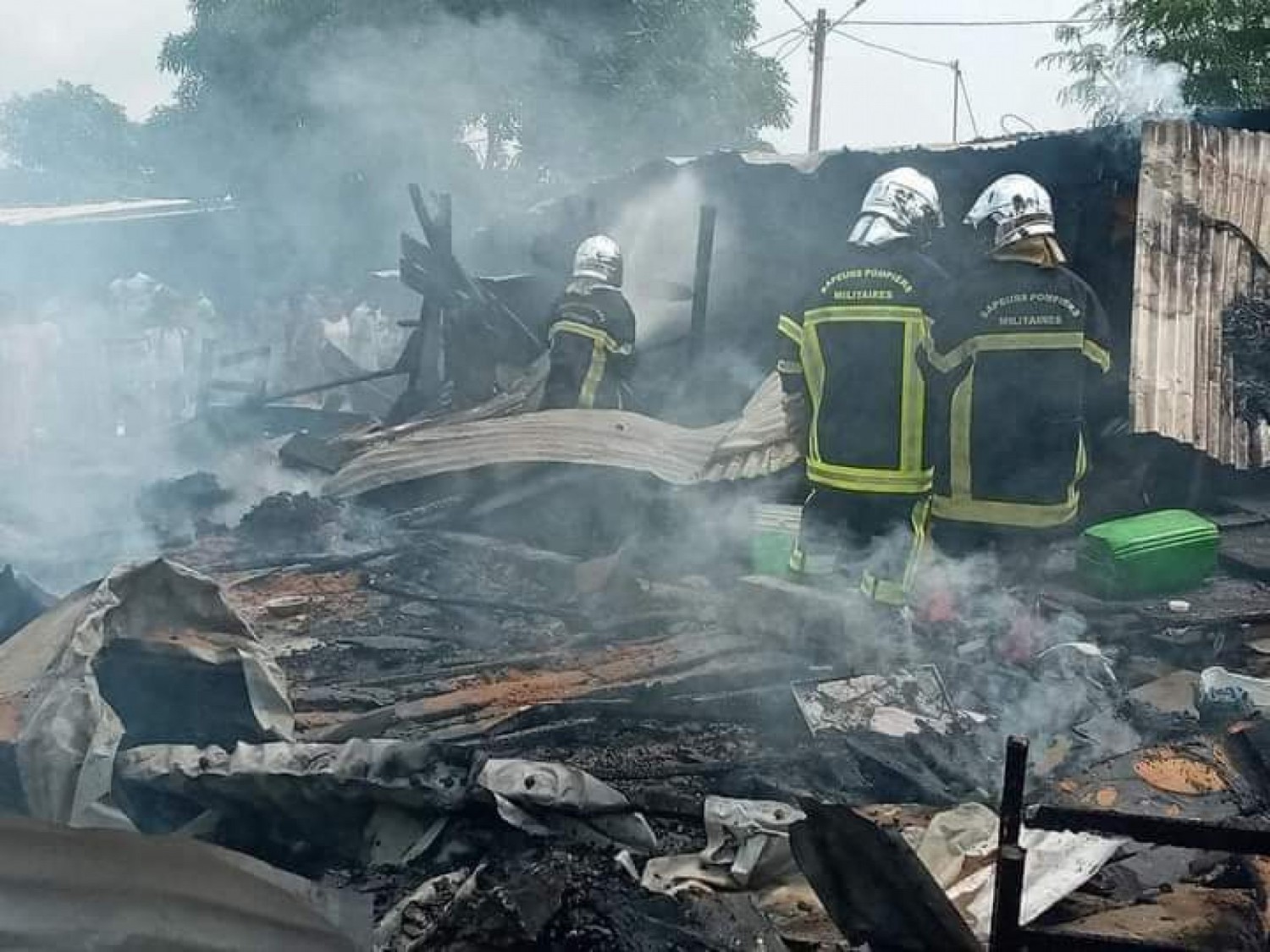 Côte d'Ivoire : Bingerville, un incendie déclenché au quartier Campement fait un mort