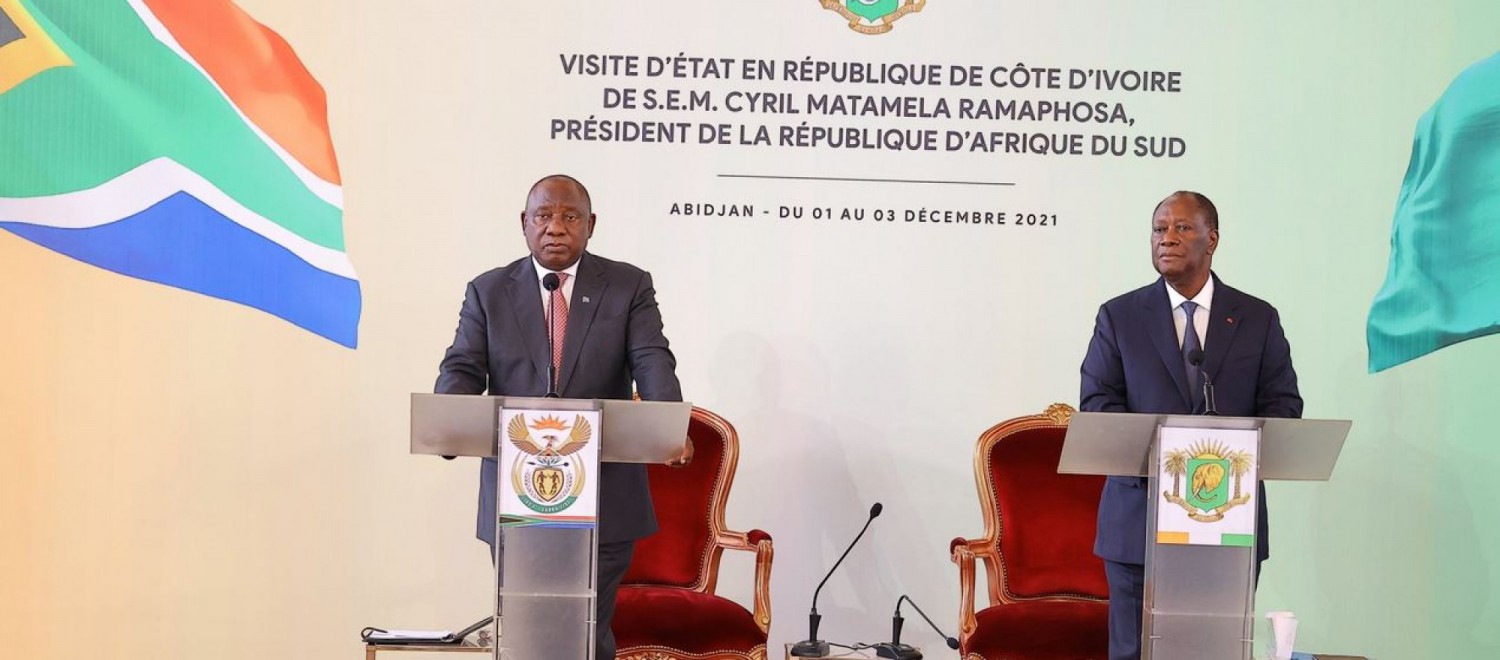 Côte d'Ivoire : Ouattara exhorte le secteur privé sud-africain et ivoirien à intensifier leurs efforts en vue de créer de solides partenariats