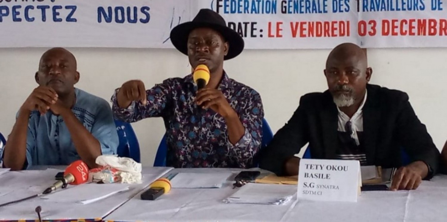 Côte d'Ivoire : 300 travailleurs interdits d'accès à leurs sociétés pour activisme syndical, interpellent le Gouvernement pour leur intégration immédiate