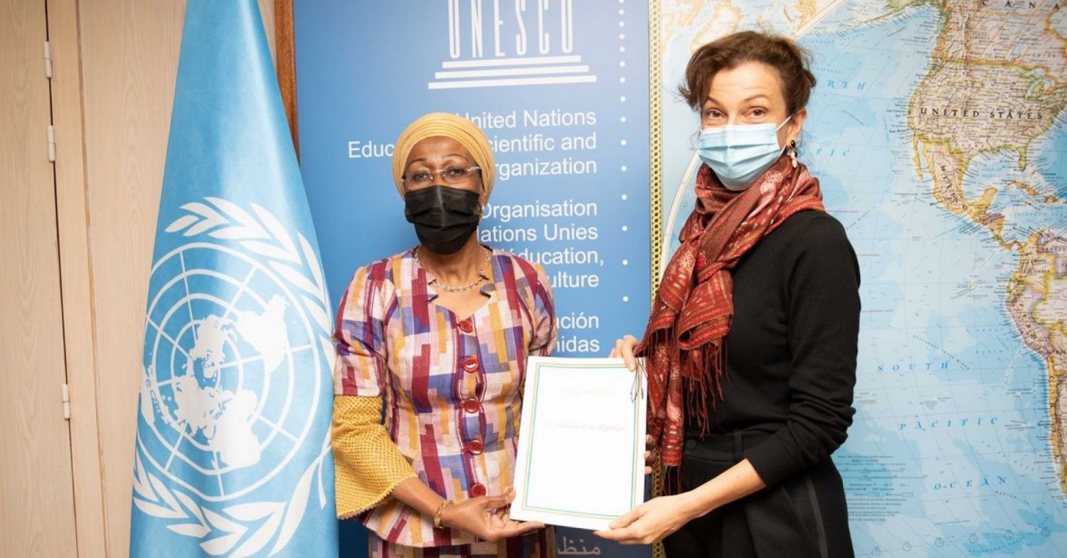 Côte d'Ivoire :   UNESCO, Bakayoko-Ly Ramata prend officiellement fonction avec le classement de l'attiéké en guise de mission