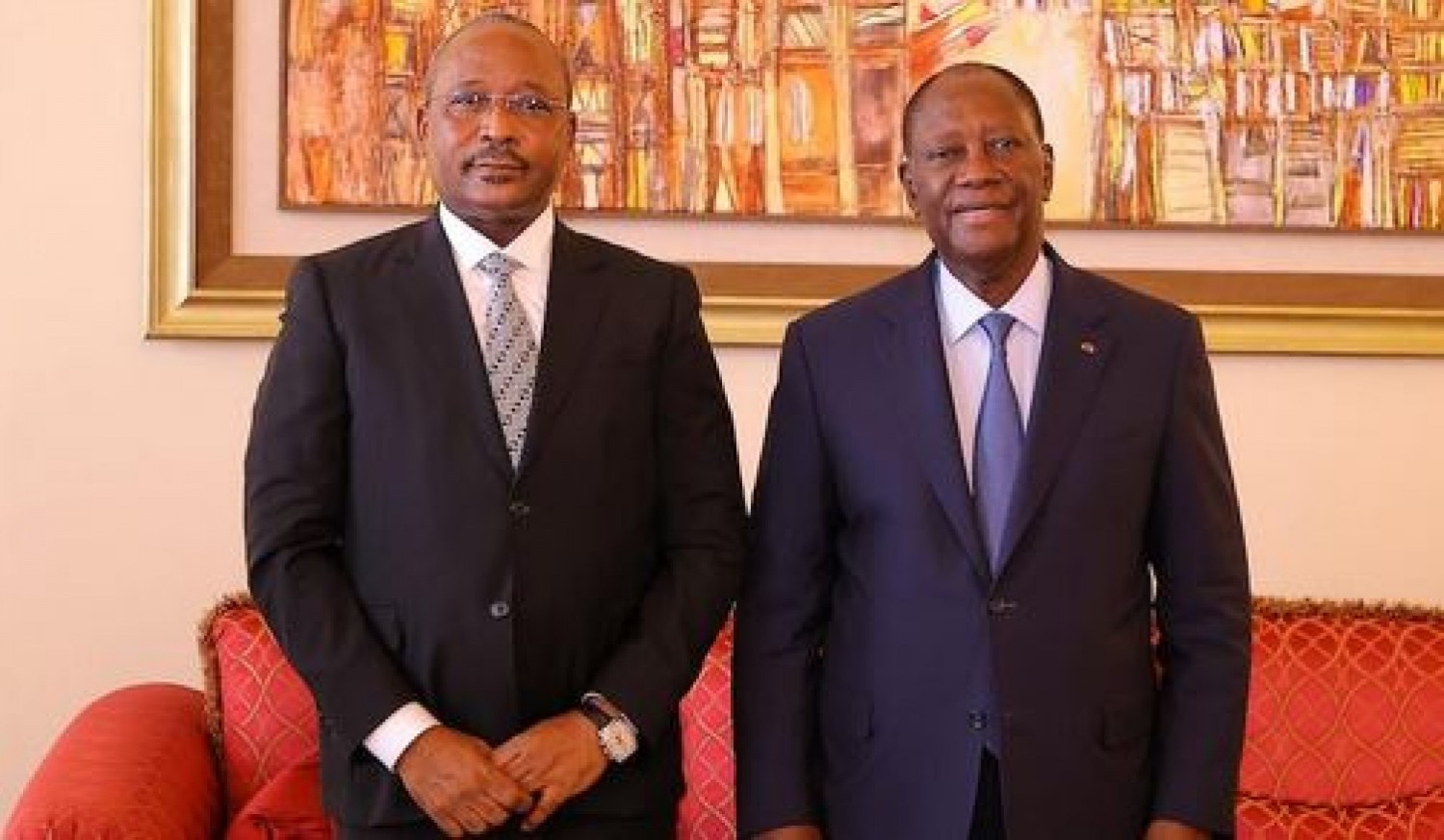 Côte d'Ivoire : Avant son départ pour Abuja, Ouattara reçoit Hassoumi Massaoudou porteur d'un message du Président Bazoum