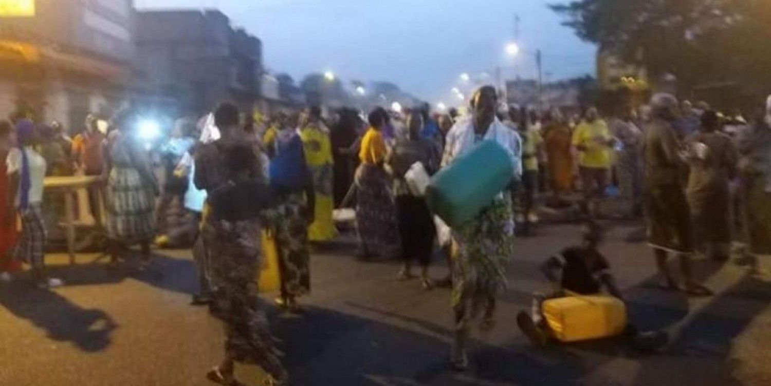 Côte d'Ivoire : Tension à Yopougon suite à une manifestation des femmes pour protester contre la coupure d'eau