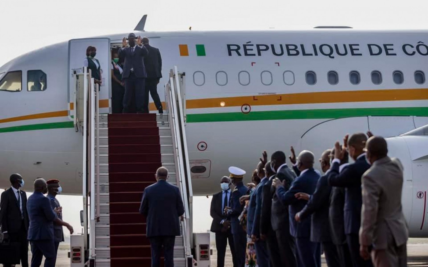 Côte d'Ivoire : Ouattara à Libreville pour une visite d'amitié et de travail avec Bongo