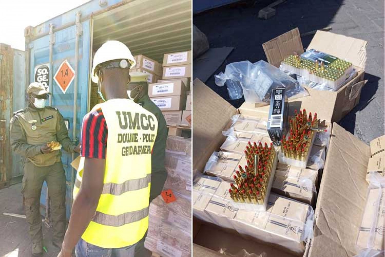 Sénégal : Saisie de trois conteneurs chargés de munitions de guerre d'une valeur de 3 milliards de FCFA