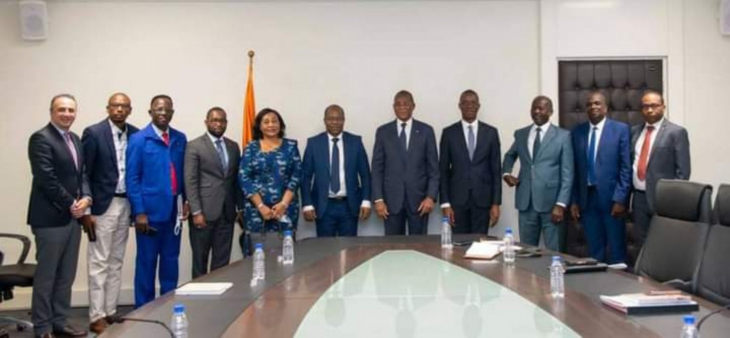 Côte d'Ivoire : Bruno Koné partage les avancées de la gestion foncière du Pays avec une mission gouvernementale Guinéenne