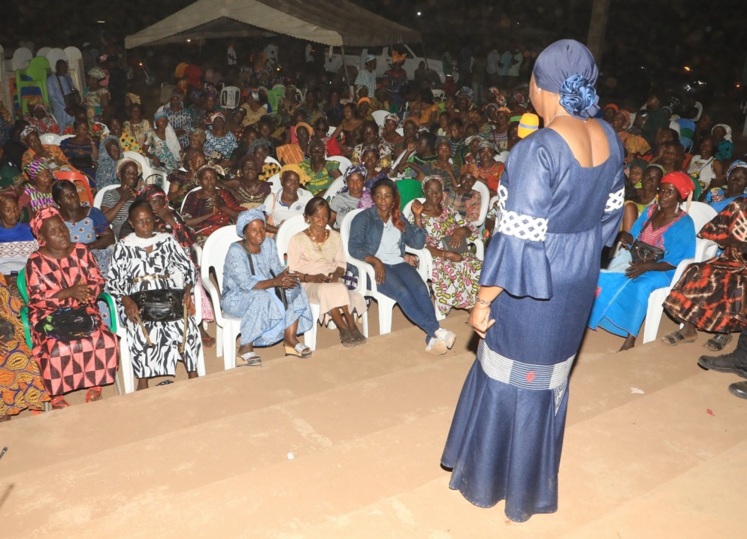 Côte d'Ivoire : Danané, la secrétaire d'État Clarisse Mahi invite les populations à plus de cohésion et lance un appel aux femmes