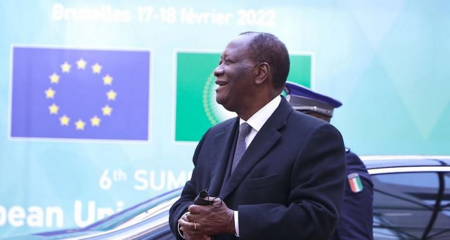 Côte d'Ivoire : Sommet UE-UA, Ouattara copréside une table ronde sur le financement de la croissance avec Macron, Draghi et Sall