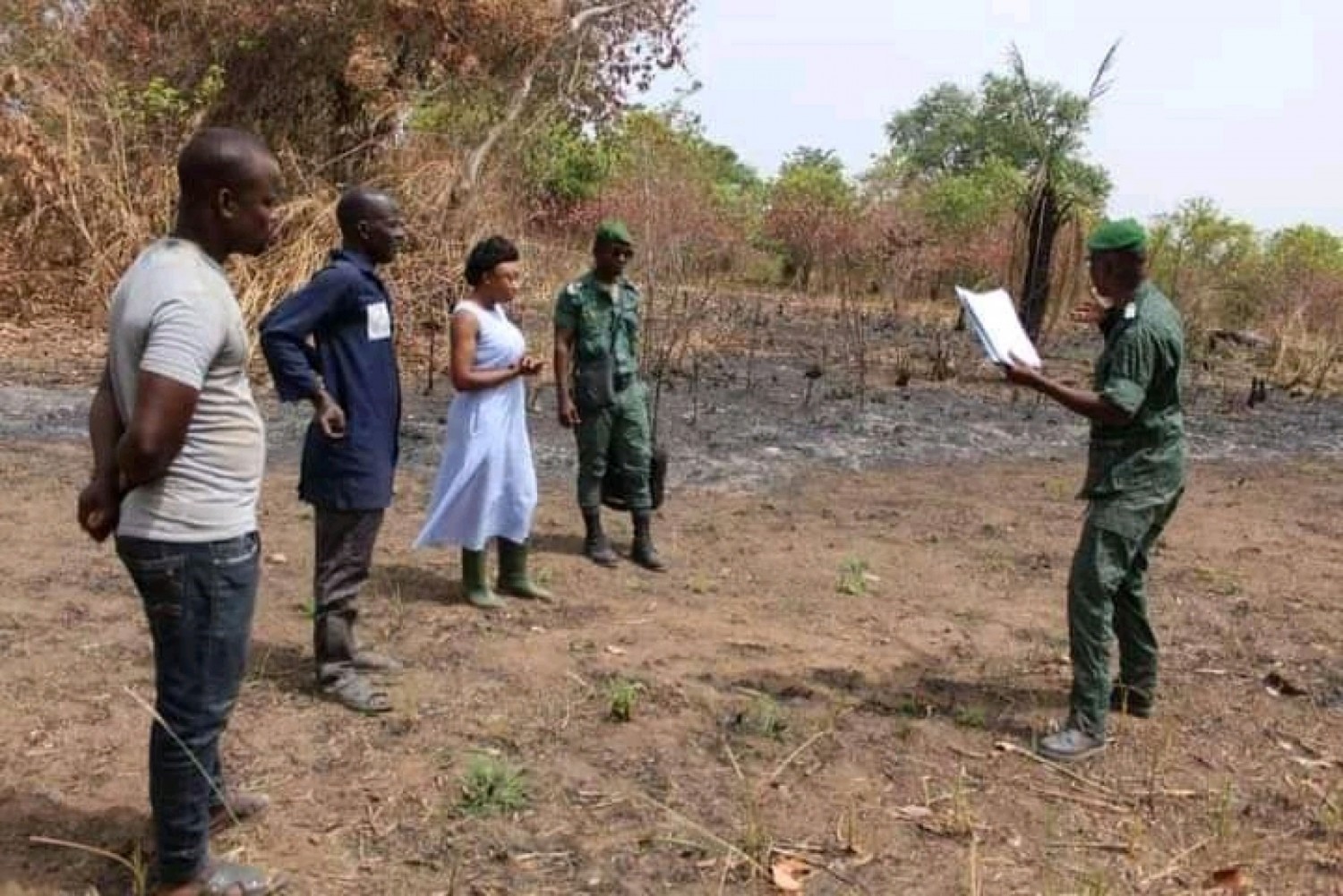 Côte d'Ivoire : Diabo, victimes des feux de brousse, des producteurs d'anacarde obtiennent le soutien de la présidente d'une association