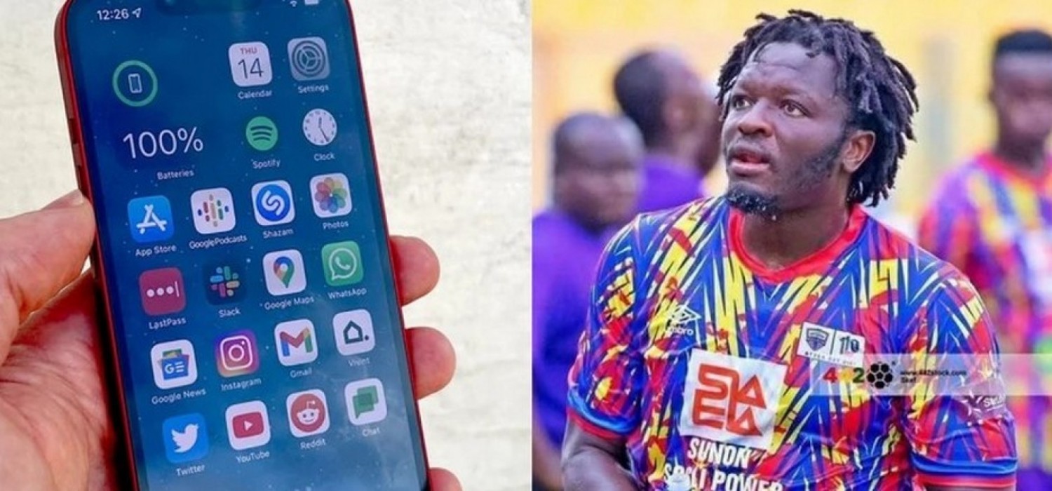 Ghana :  Le joueur Sulley Muntari dépossédé de son téléphone après une séance photo