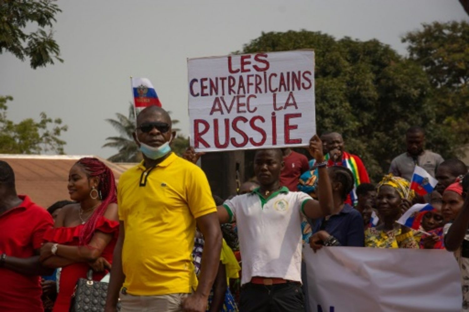 Centrafrique : Les russes « remerciés » à Bangui pour avoir sauvé le pays
