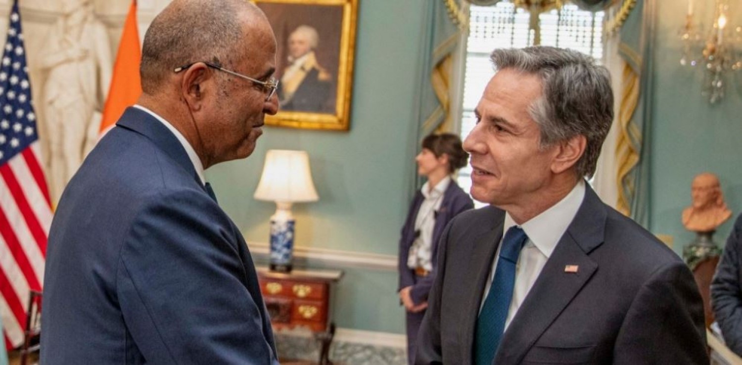 Côte d'Ivoire-USA : Blinken dit avoir apprécié sa rencontre avec Achi et soutient la position d'Abidjan sur l'agression russe en Ukrainienne