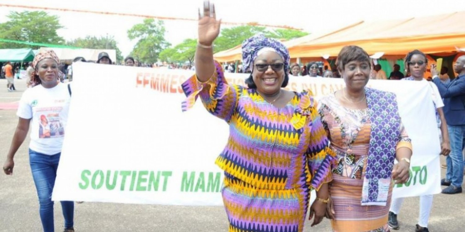 Côte d'Ivoire : Guiglo : Des femmes du Cavally  rendent hommage au Président Alassane Ouattara et à son épouse  Dominique
