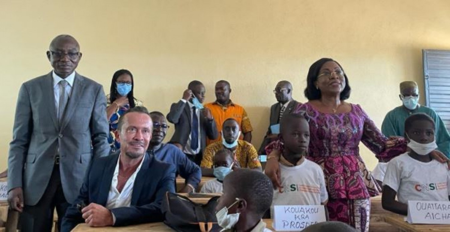 Côte d'Ivoire : Le CNS et Cargill ouvrent 8 écoles primaires d'une capacité d'accueil de 2000 enfants d'un coût de 170 millions dans les zones cacaoyères