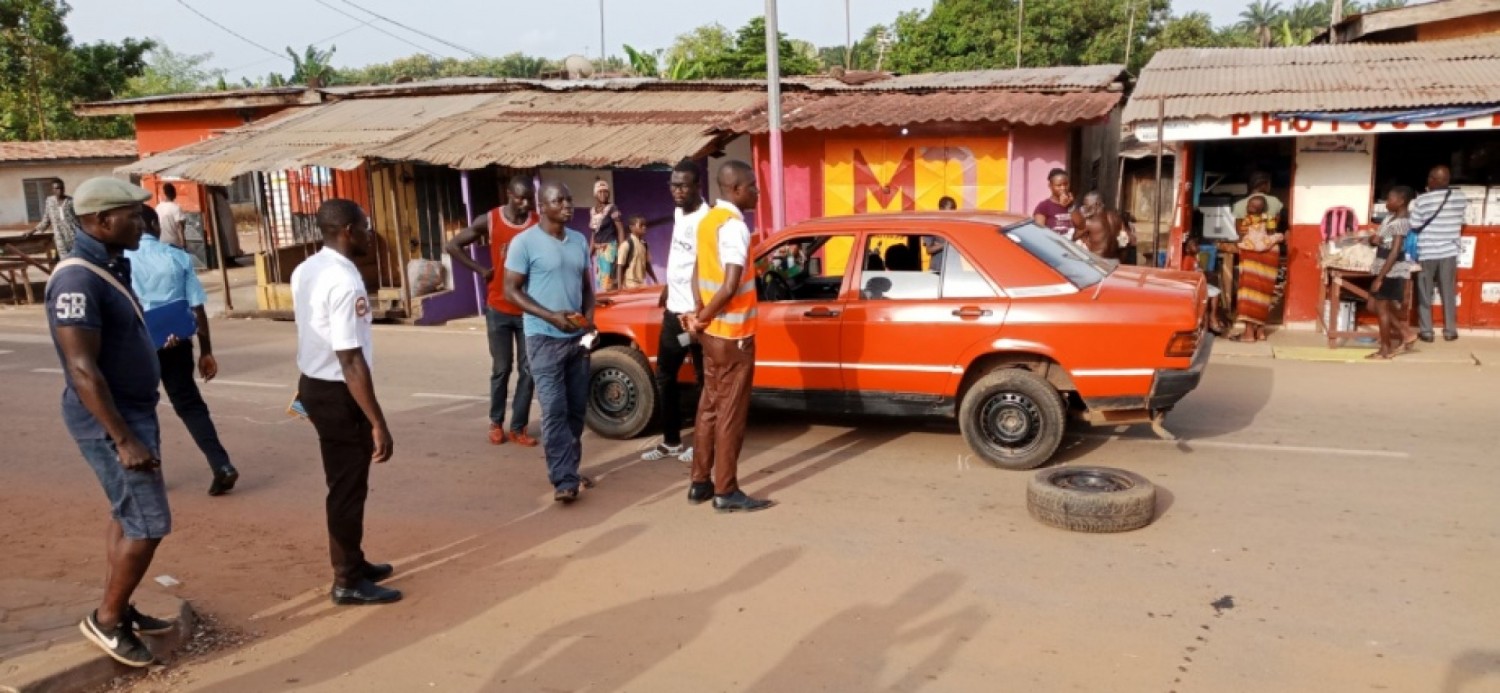 Côte d'Ivoire : Dabou, une candidate aux examens blancs régionaux violemment percutée par un taxi