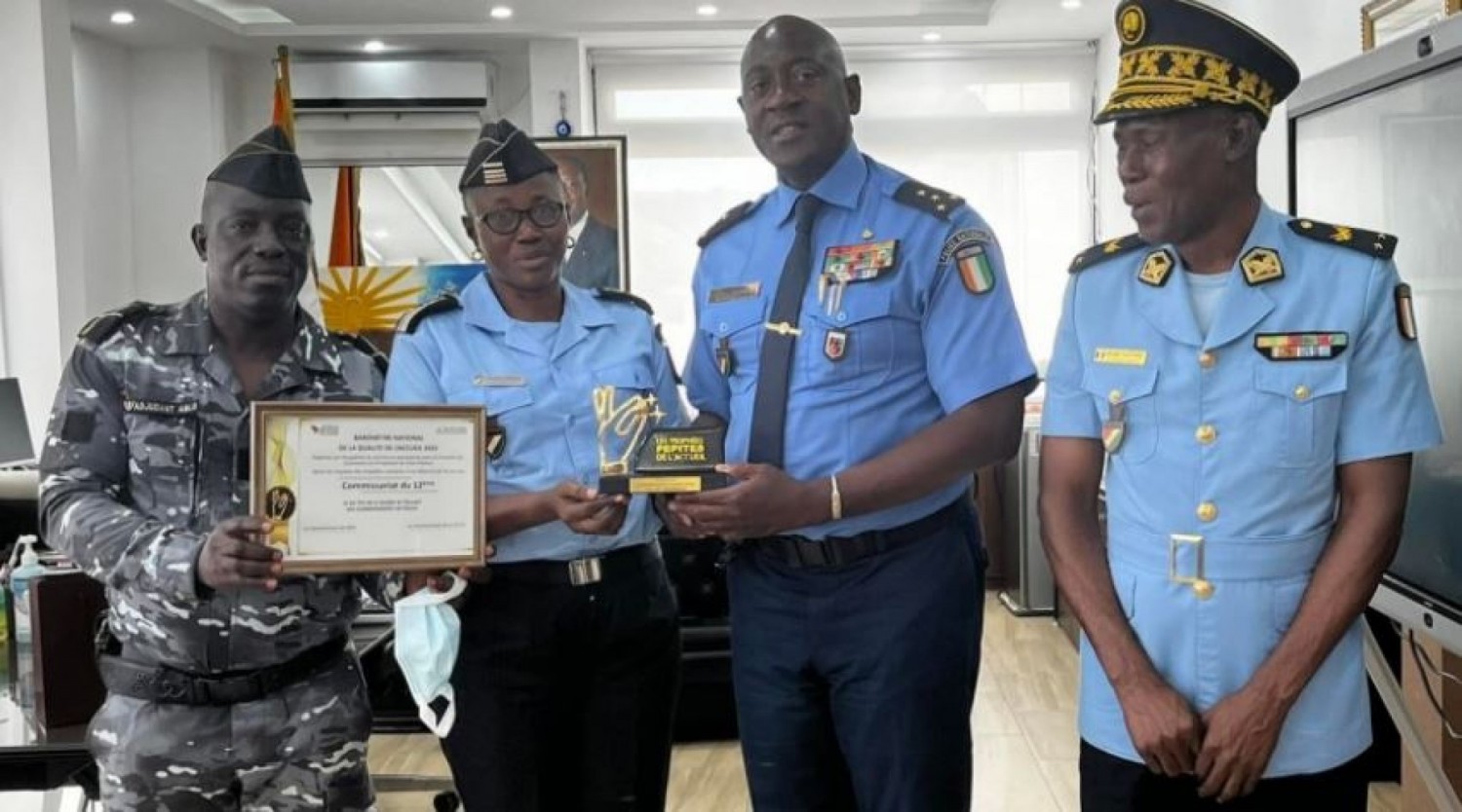 Côte d'Ivoire : Le Commissariat de Police du 12ème Arrondissement de Cocody a reçu le 1er Prix de la Qualité de l'Accueil des Commissariats de Police