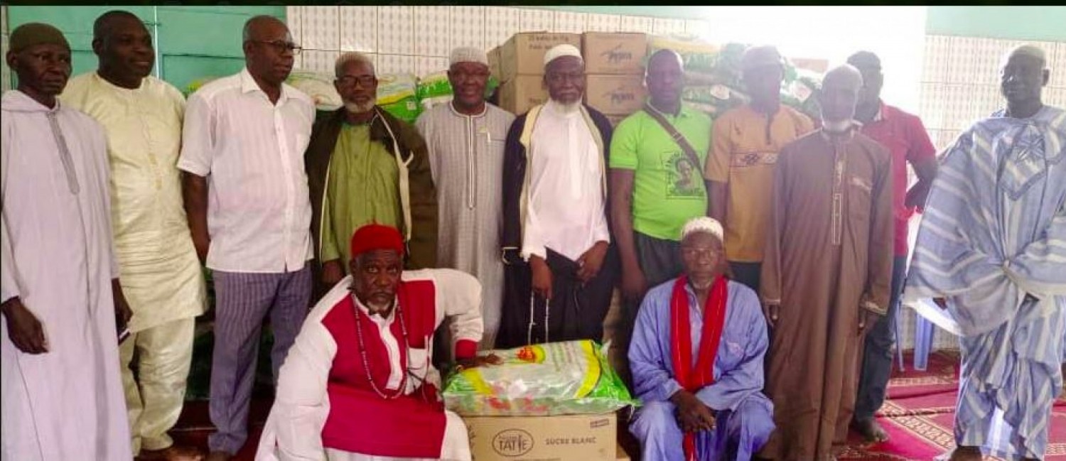 Côte d'Ivoire : Jeûne musulman, dans la Bagoué Bruno Koné apporte son soutien aux musulmans de trois départements