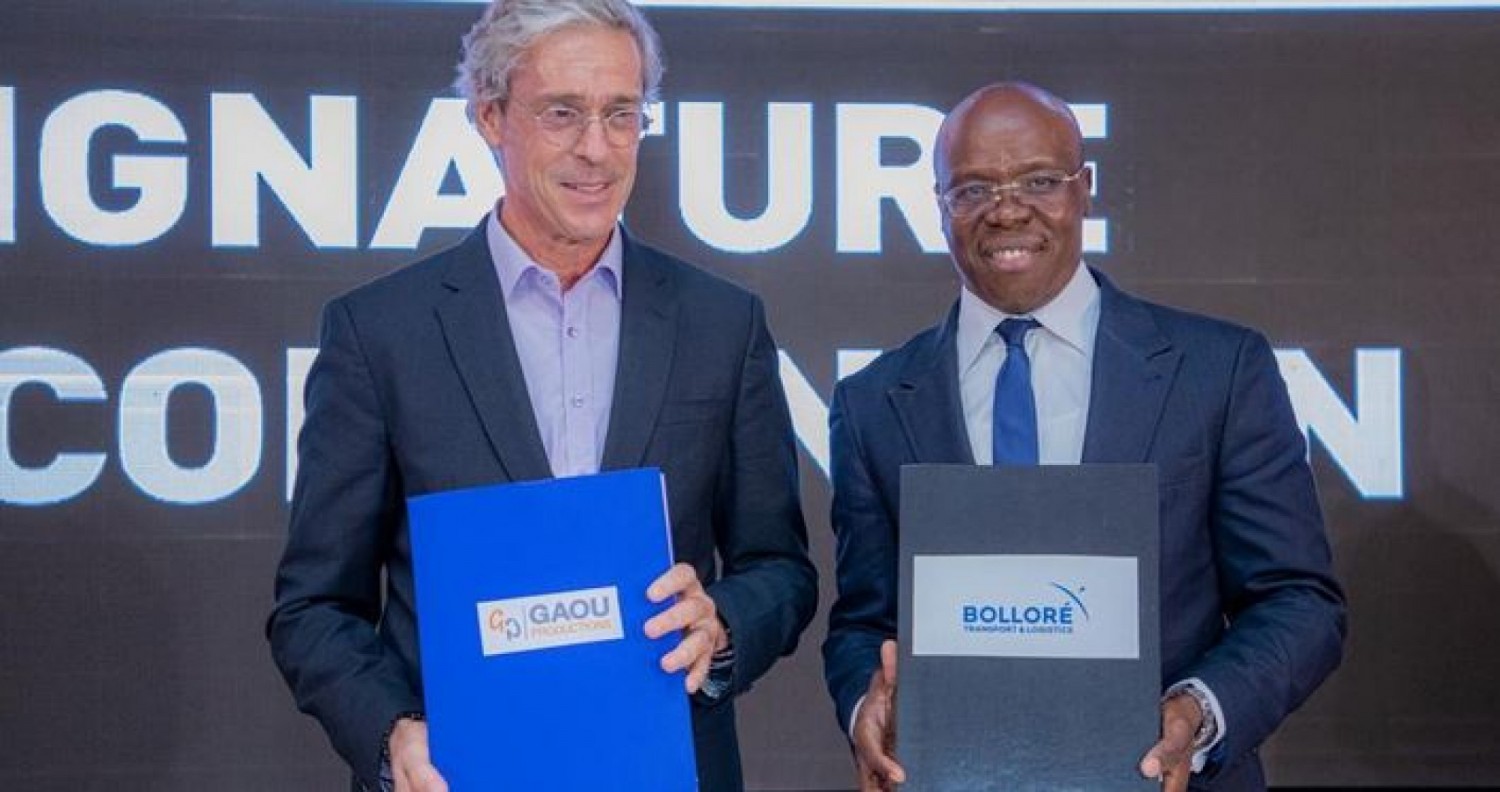 Côte d'Ivoire : FEMUA 2022, signature d'un partenariat entre Bolloré Transport & Logistics et Gaou production