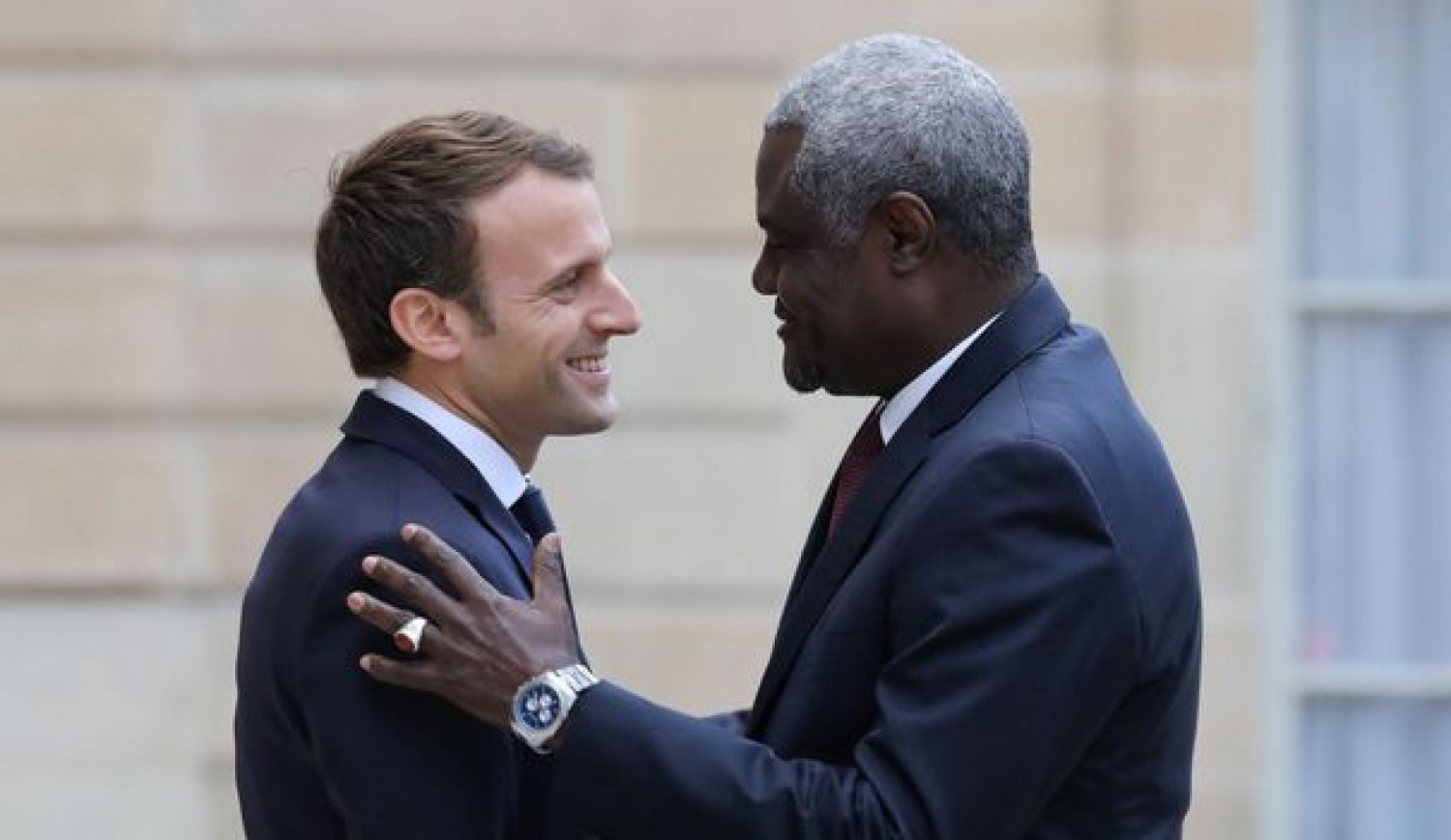 Afrique-France : La réélection d'Emmanuel Macron saluée par l'UA