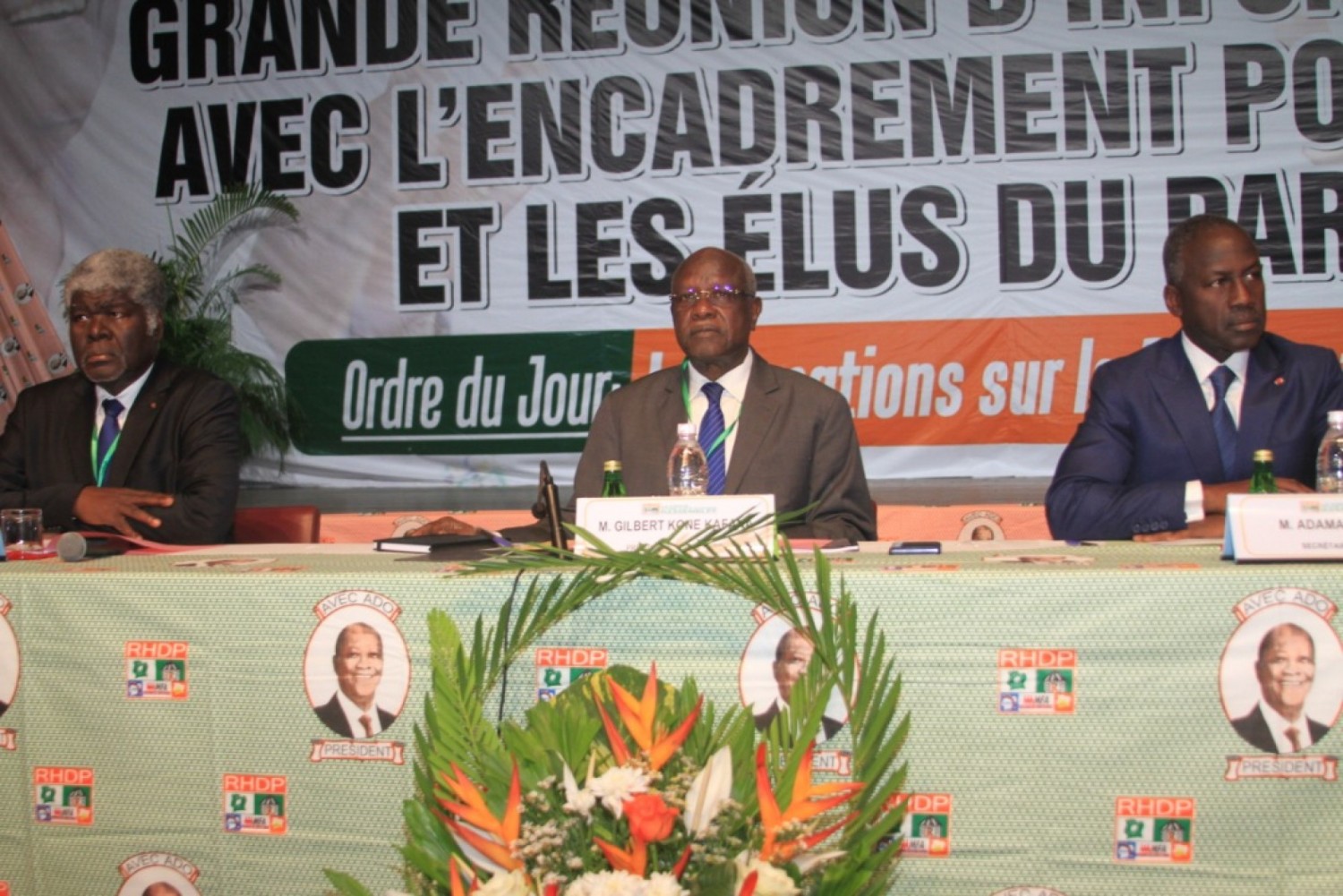 Côte d'Ivoire :  Le RHDP annonce des missions sur le territoire du 5 au 15 mai pour vérifier l'effectivité des comités de base et procéder au recensement physique des militants