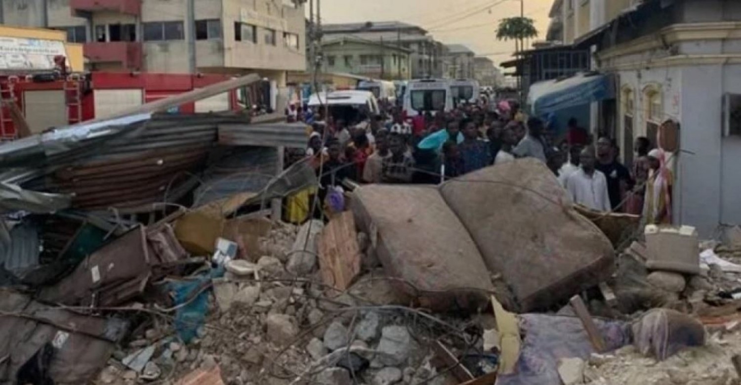 Nigeria : Huit morts dans l'effondrement d'un immeuble de trois étages à Lagos