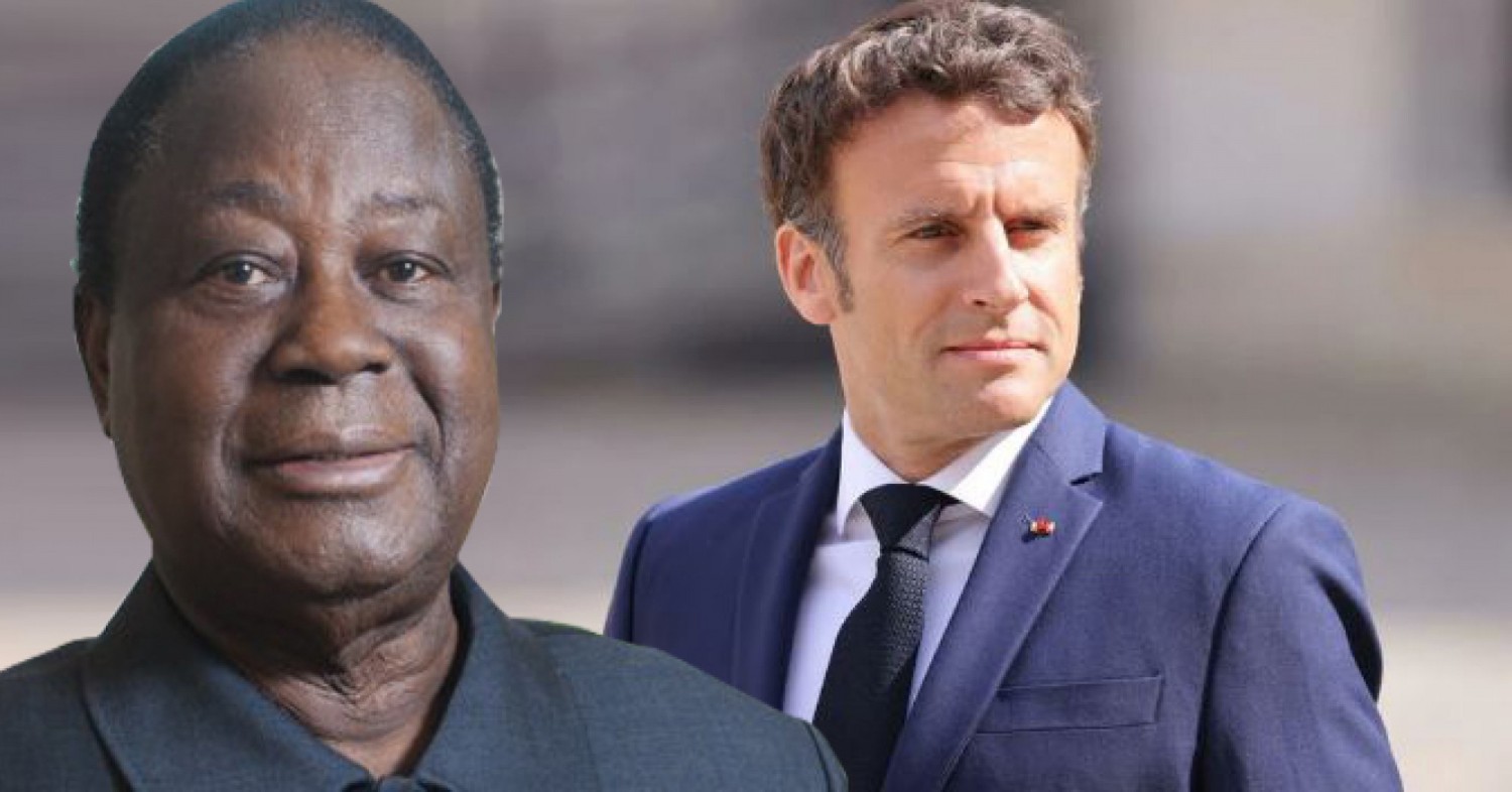 Côte d'Ivoire :    Bédié salue la réélection de Macron et souhaite que ce quinquennat « renforce la démocratie et la paix en Afrique, notamment en Côte d'Ivoire »