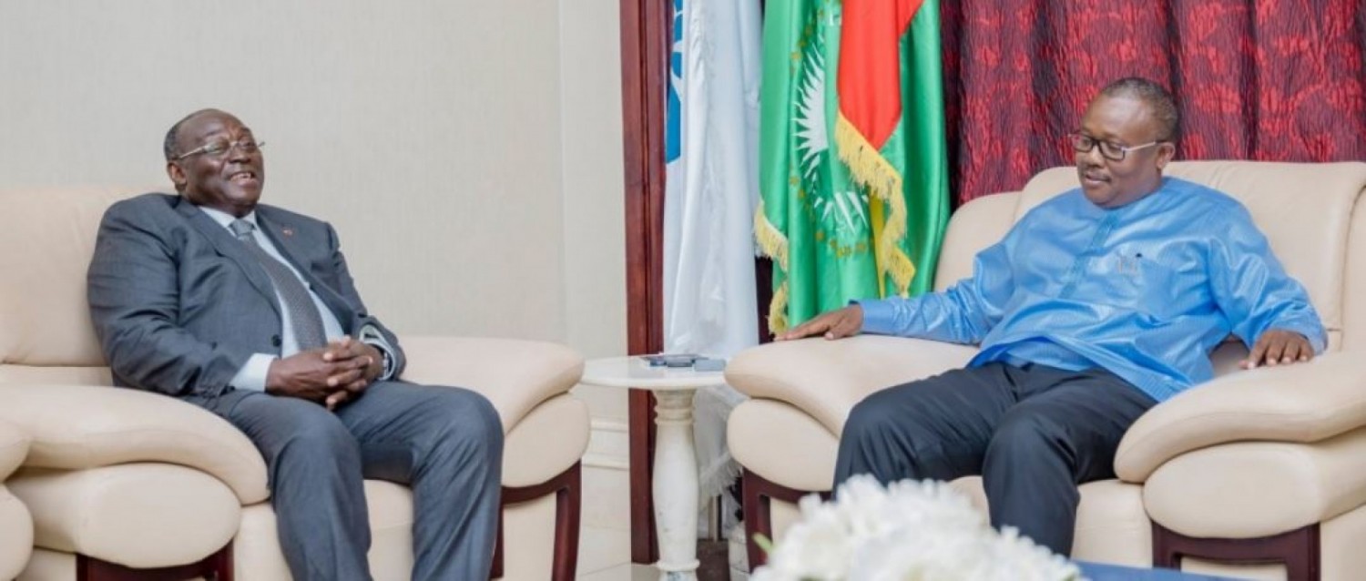 Côte d'Ivoire : Tiémoko Meyliet Koné porteur d'un message de Ouattara à Umaru Embalo Sissoko, la question de l'envoi des troupes en Guinée Bissau aurait été évoquée